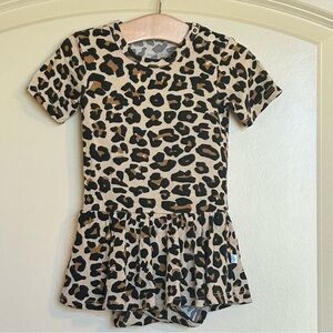 6-12M Posh Peanut Leopard Bodysuit